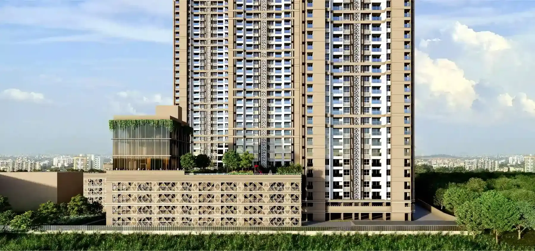 Godrej Aqua Vista: tower exterior, image 1 of 7 from the developer