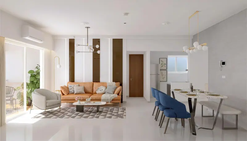 Godrej Aqua Vista: living and dining, image 7 of 7 from the developer