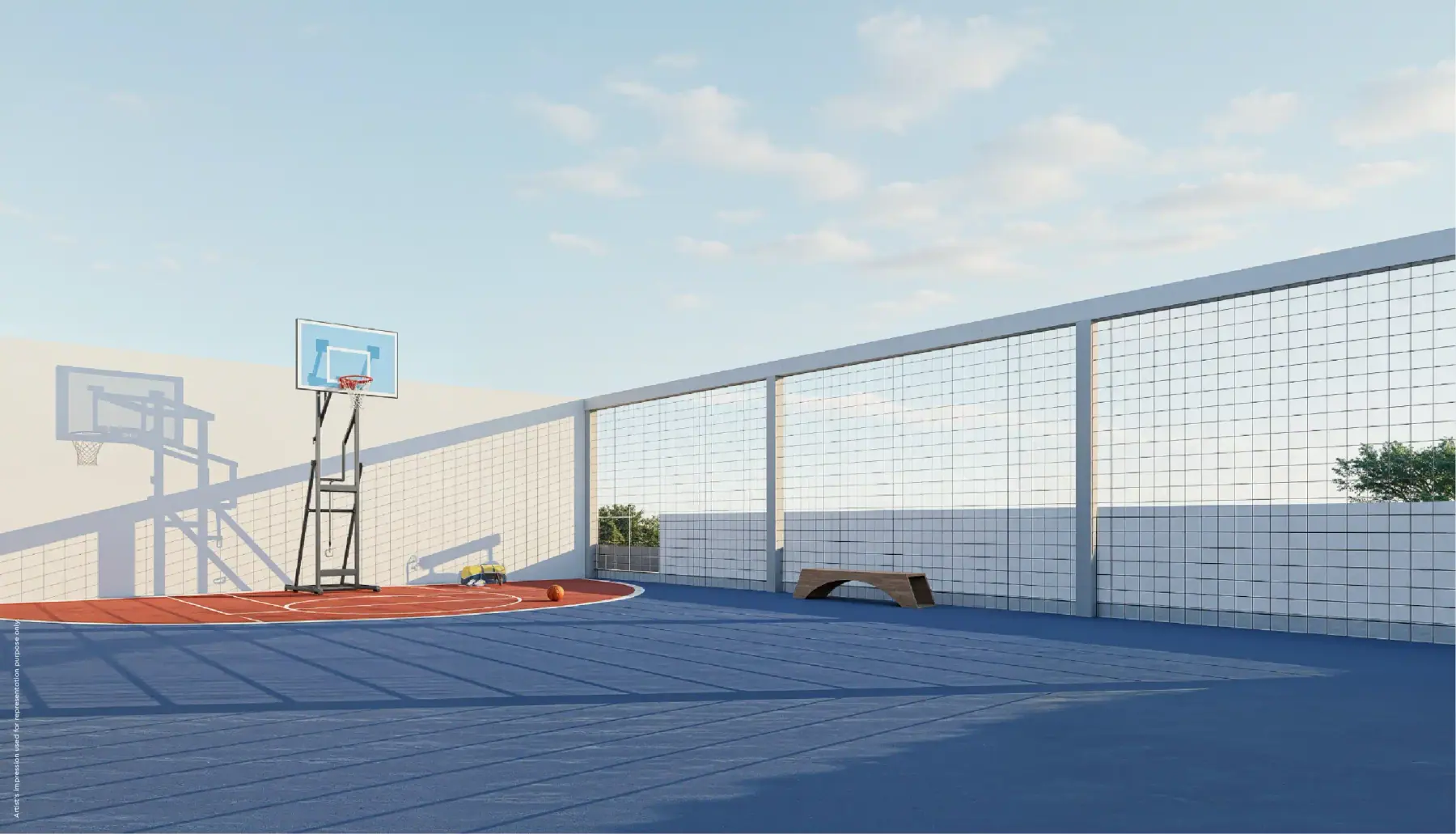 The Greenfront at Godrej Park World: rooftop court, image 2 of 2 from the developer