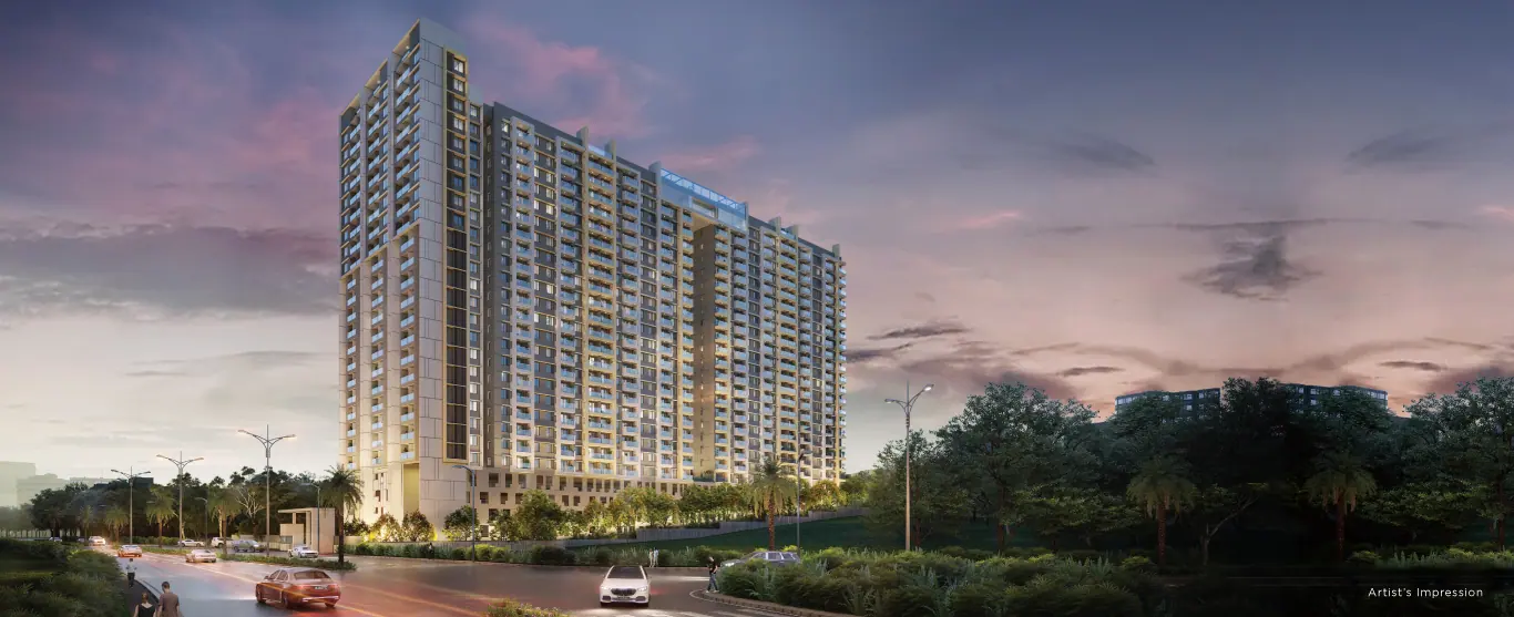 Kalpataru Jade Skyline: tower at dusk, image 1 of 7 from the developer