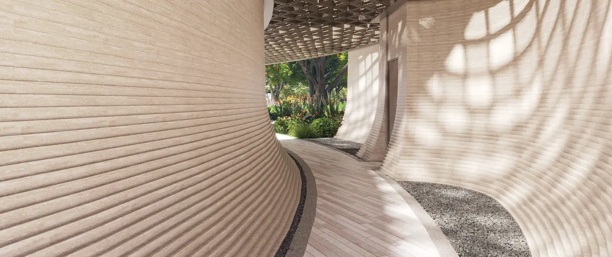 Lodha Sylvan: curved walkway, image 1 of 1 from the developer