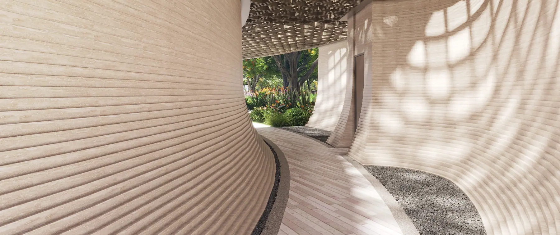 Lodha Sylvan: curved walkway, image 1 of 1 from the developer