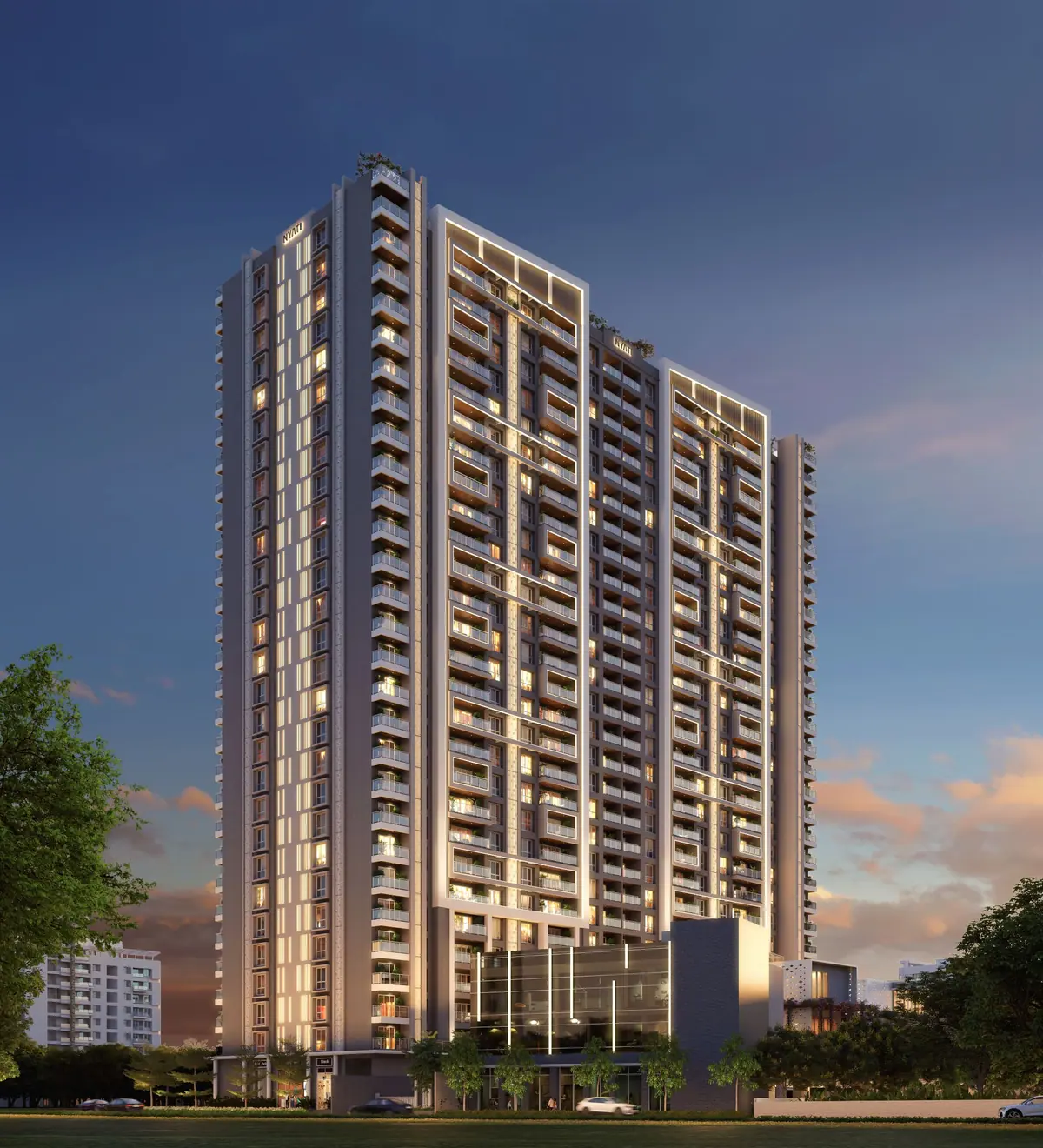 Nyati Evoque: tower at dusk, image 1 of 7 from the developer