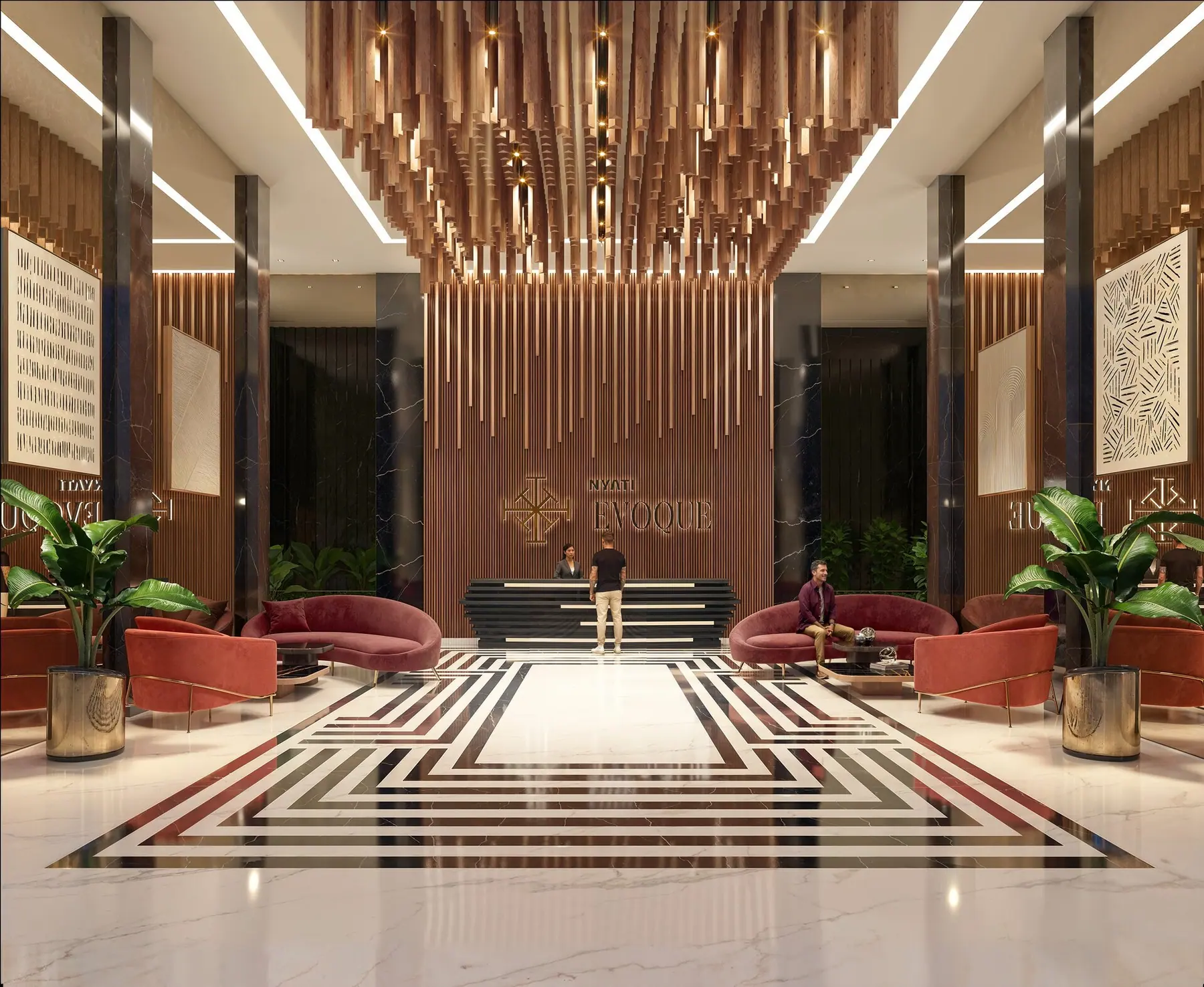 Nyati Evoque: entrance lobby, image 2 of 7 from the developer