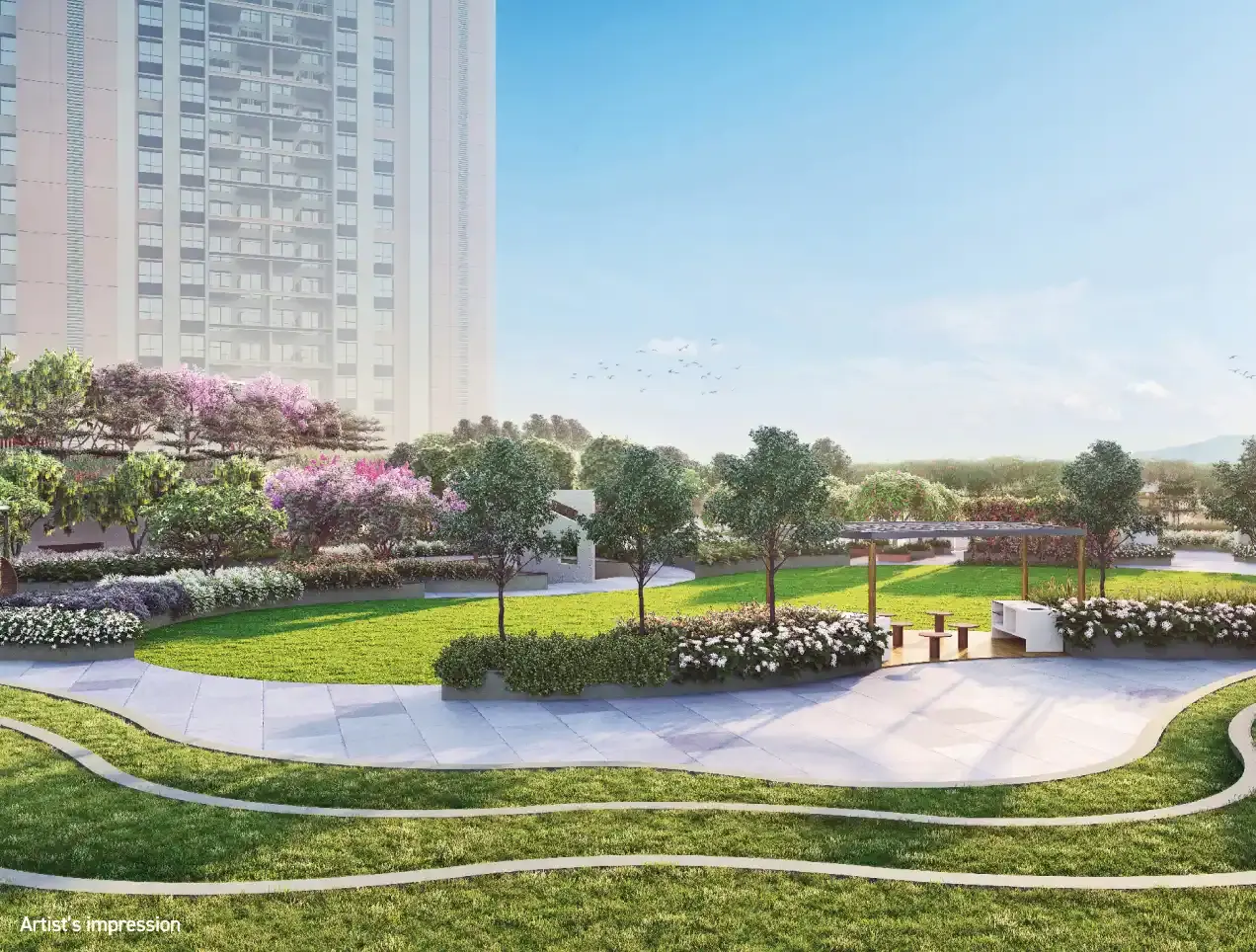 Shapoorji Pallonji Sensorium: podium garden, image 5 of 14 from the developer